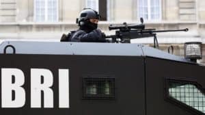 BRI sniper with PGM 338 rifle