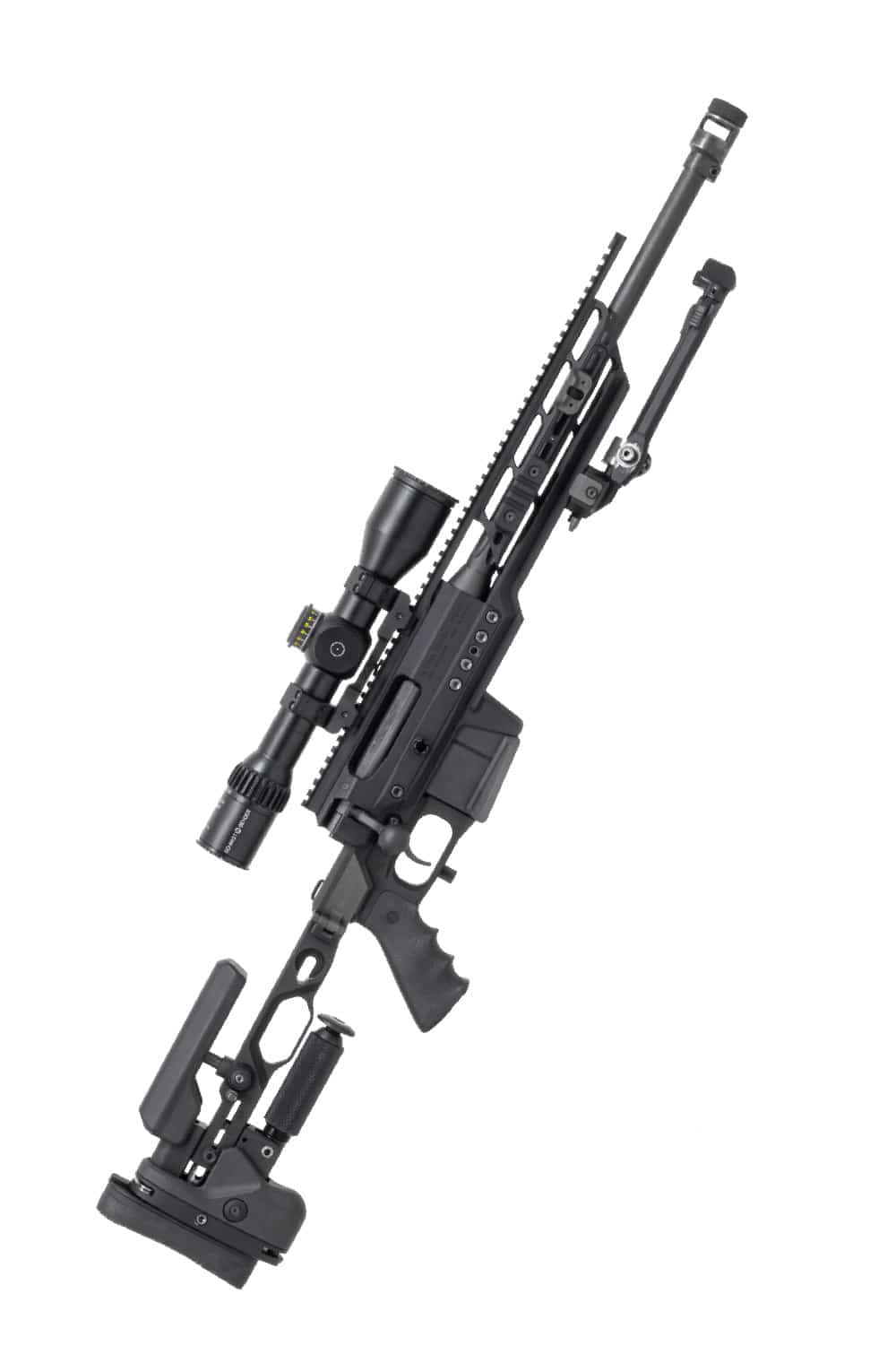 Fusil PGM Précision sur fond blanc