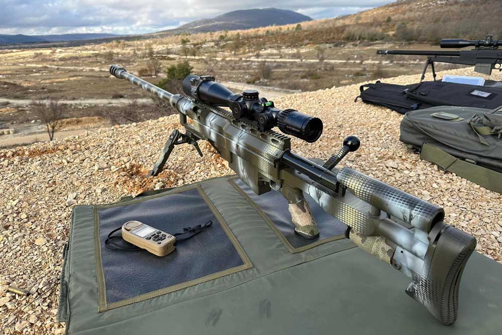 Fusil de tld en calibre 50 PGM Hécate II de Yannick Lethiec de la team PGM ELR