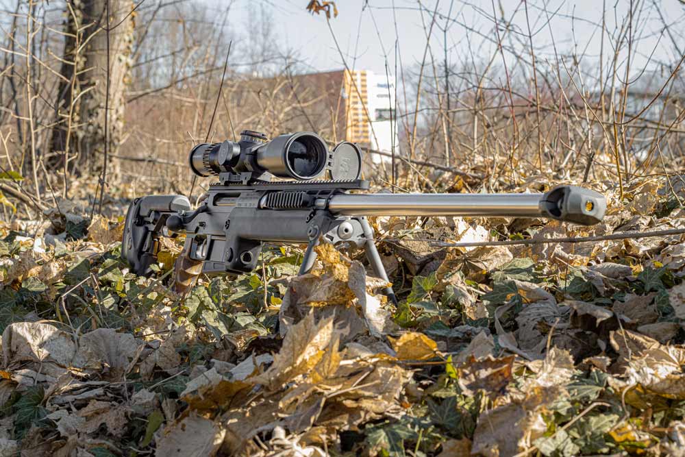 Fusil de tld PGM Mini Hécate II avec un canon custom