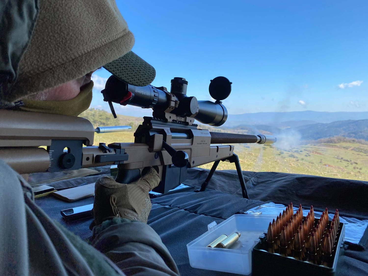 Tir avec un PGM 338 canon intervention