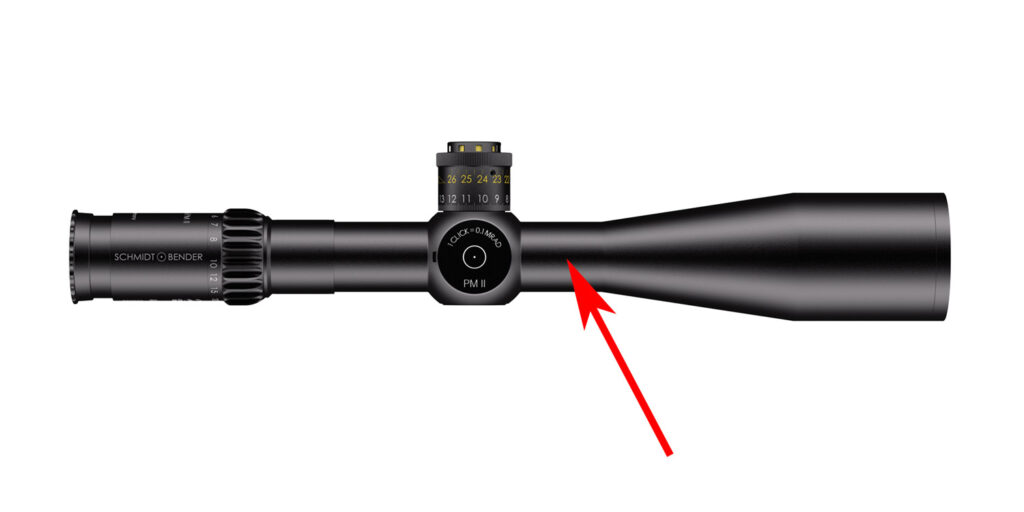 Corp d'une lunette de tir Schmidt & Bender 5-25x56 PM II High Performance