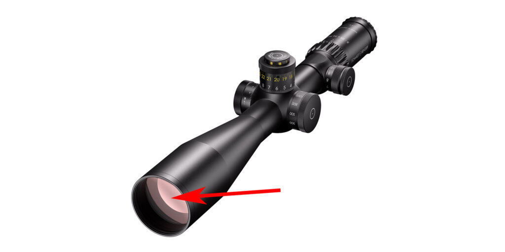 Objectif d'une lunette de tir Schmidt & Bender 5-25x56 PM II High Performance