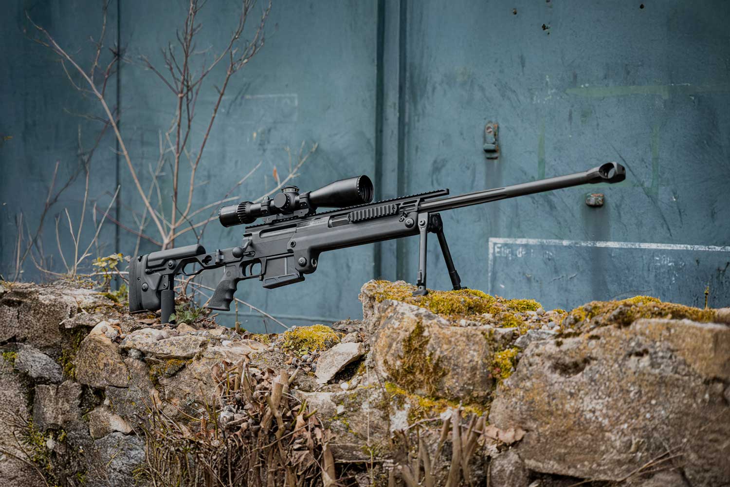 Fusil de précision PGM Mini Hécate II avec bipied deux positions