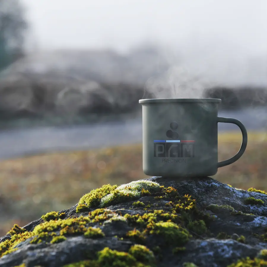 Enamelled mug PGM Sniper Team - olive drab